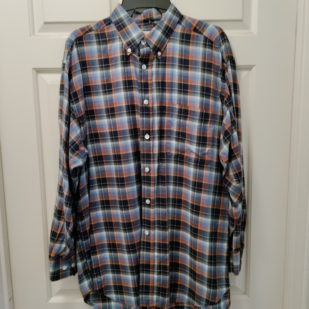 Turnbury plaid long sleeve button down shirt